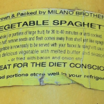 spaghetti squash label
