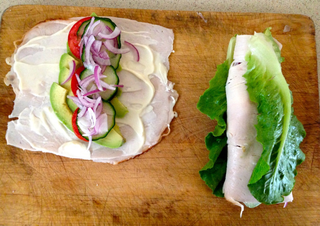 turkey lunch wrap