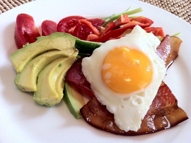 bacon eggs brekky avocado bacon eggs brekky avocado